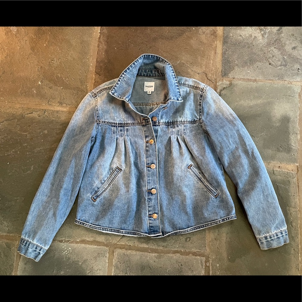Kenzie Fringed back Full Jean Jacket S - Picture 7 of 14